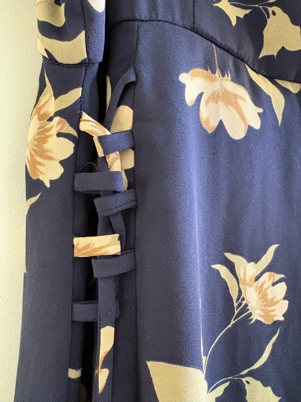 Lulu’s Navy Floral Spaghetti Strap Mini Dress - Picture 8 of 12